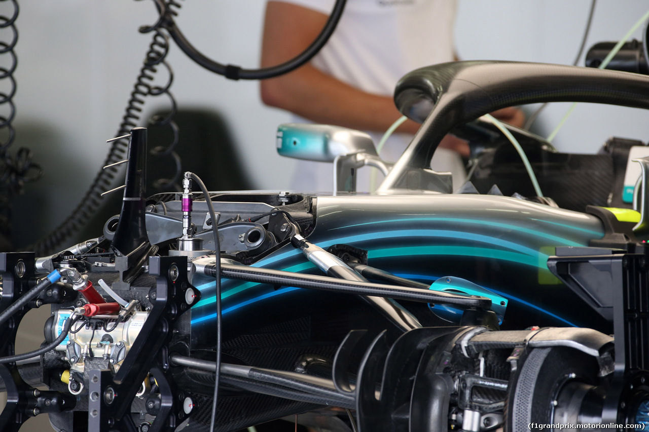 GP BAHRAIN, 05.05.2018 - Mercedes AMG F1 W09, detail