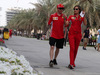 GP BAHRAIN, 05.05.2018 - Kimi Raikkonen (FIN) Ferrari SF71H e Stefania Boccoli (ITA) Ferrari PR Officer