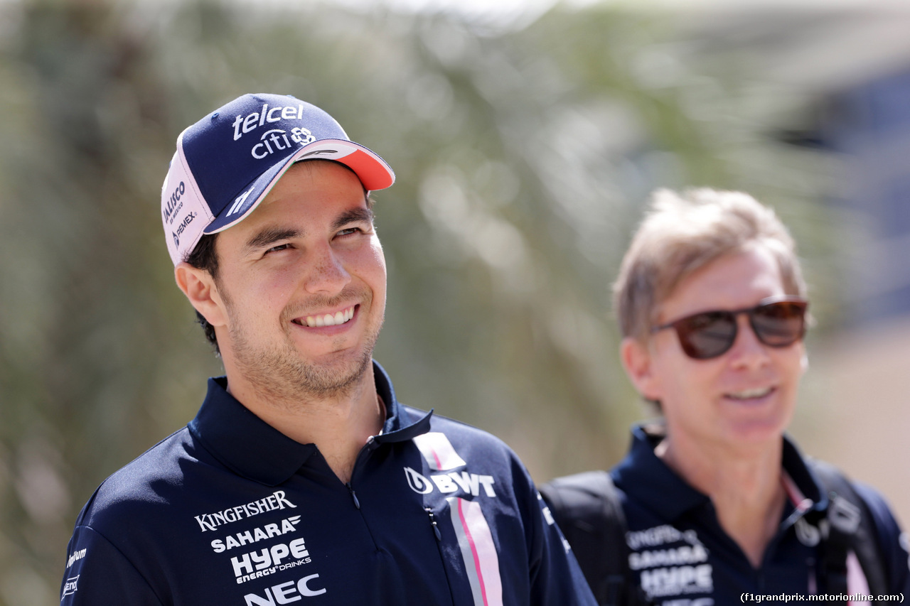 GP BAHRAIN, 07.04.2018 - Sergio Perez (MEX) Sahara Force India F1 VJM011