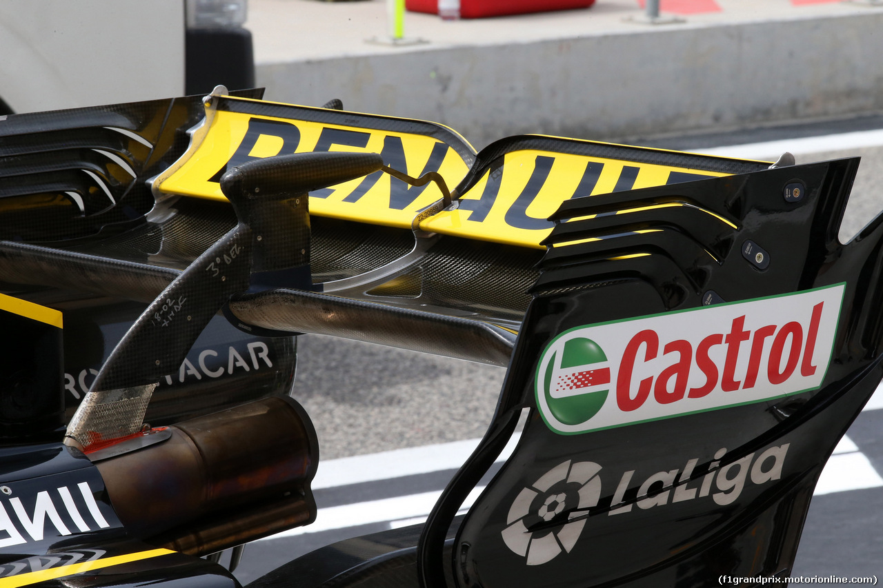 GP BAHRAIN, 07.04.2018 - Renault Sport F1 Team RS18, detail