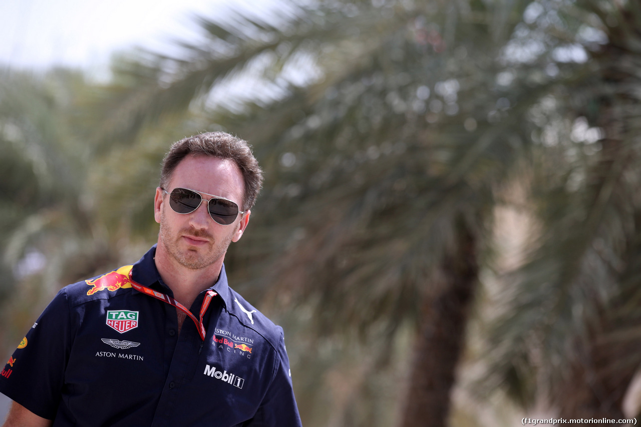 GP BAHRAIN, 07.04.2018 - Christian Horner (GBR), Red Bull Racing, Sporting Director