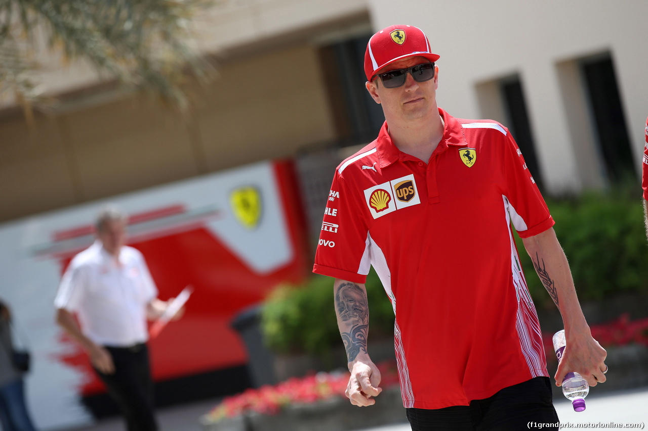 GP BAHRAIN, 07.04.2018 - 07.04.2018 - Kimi Raikkonen (FIN) Ferrari SF71H