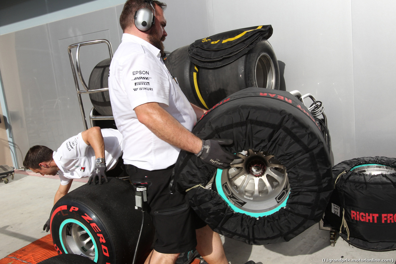 GP BAHRAIN, 07.04.2018 -  Prove Libere 3, Pirelli Tyres of Mercedes