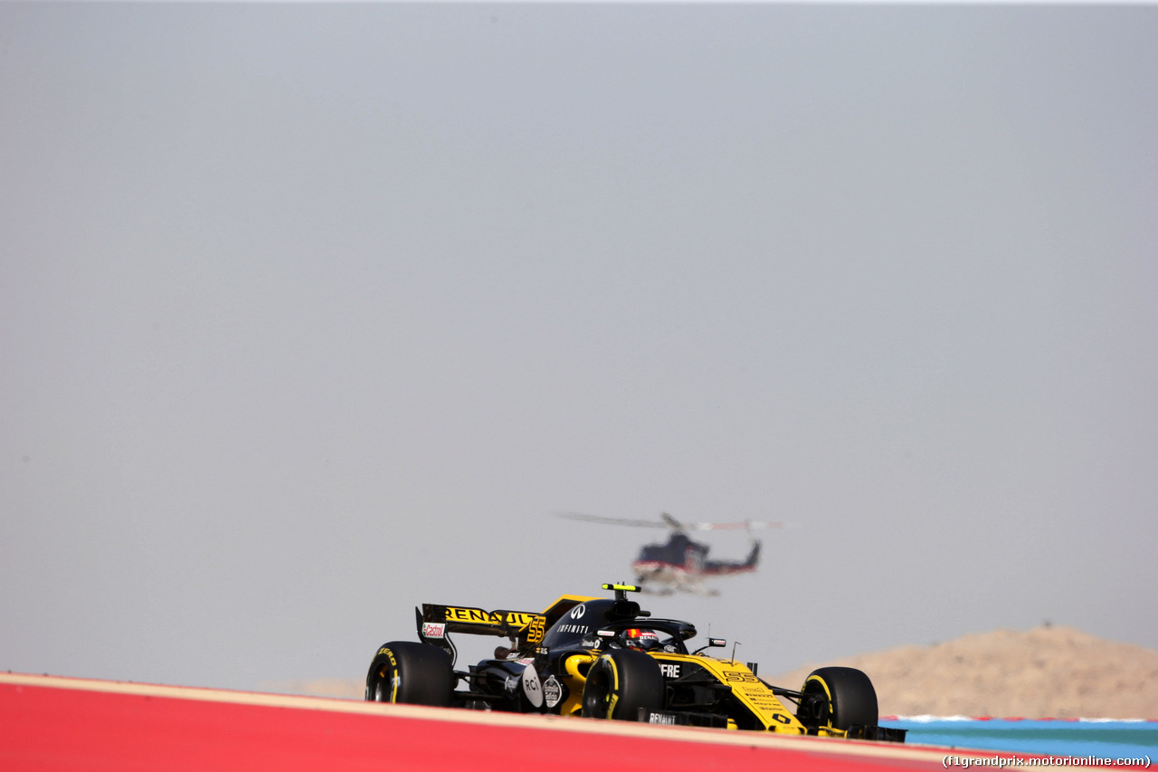 GP BAHRAIN, 07.04.2018 -  Prove Libere 3, Carlos Sainz Jr (ESP) Renault Sport F1 Team RS18