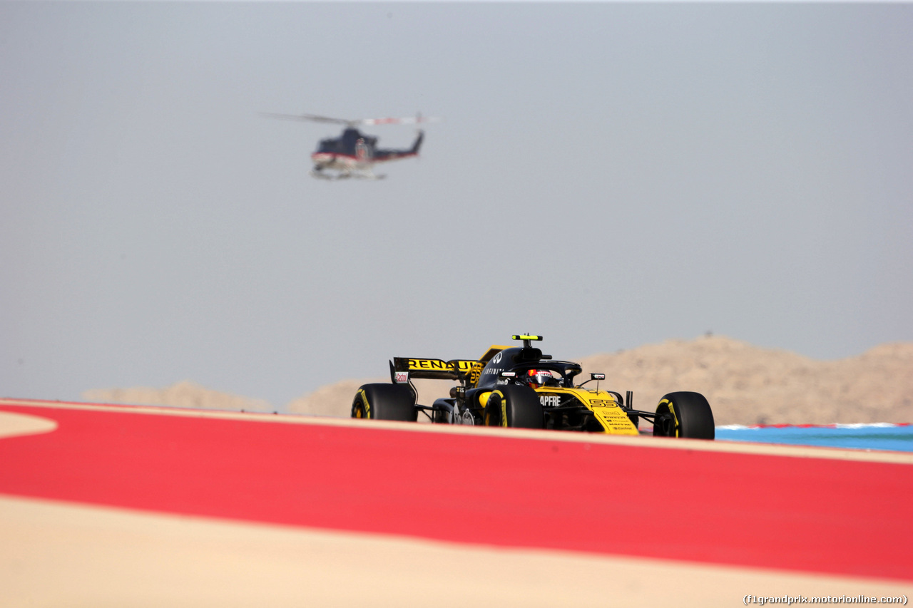 GP BAHRAIN, 07.04.2018 -  Prove Libere 3, Carlos Sainz Jr (ESP) Renault Sport F1 Team RS18