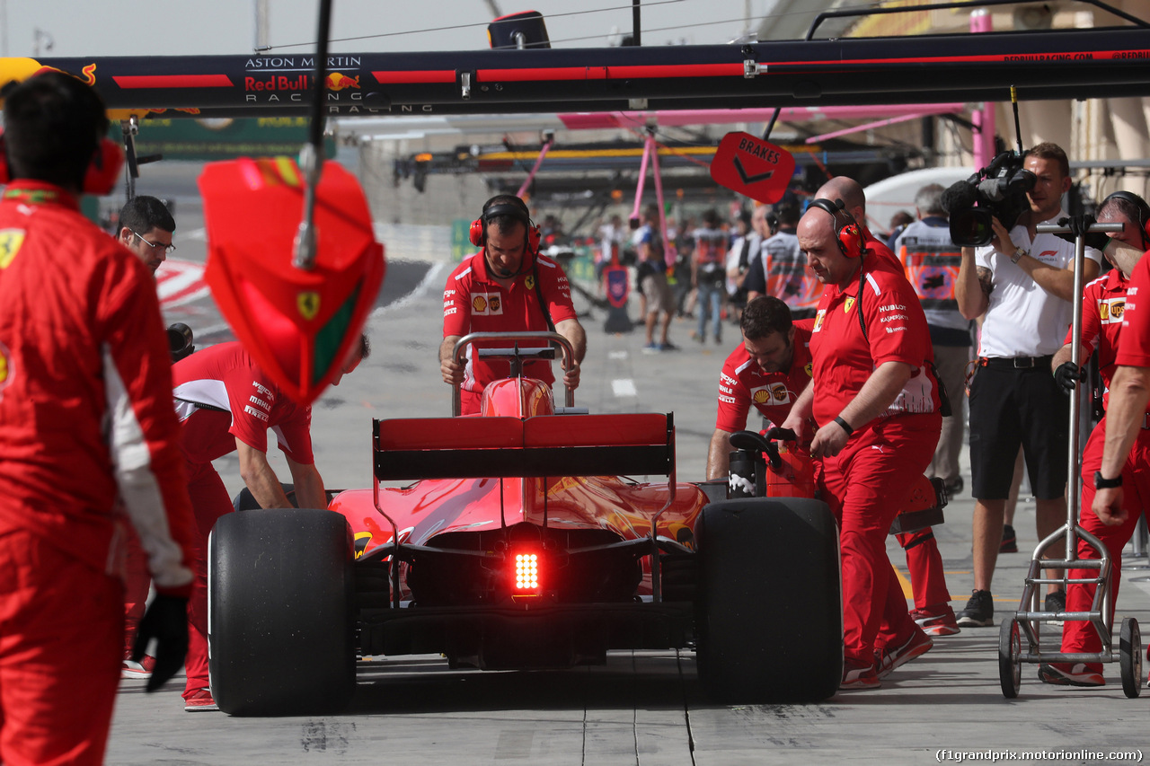 GP BAHRAIN, 07.04.2018 -  Prove Libere 3, Sebastian Vettel (GER) Ferrari SF71H