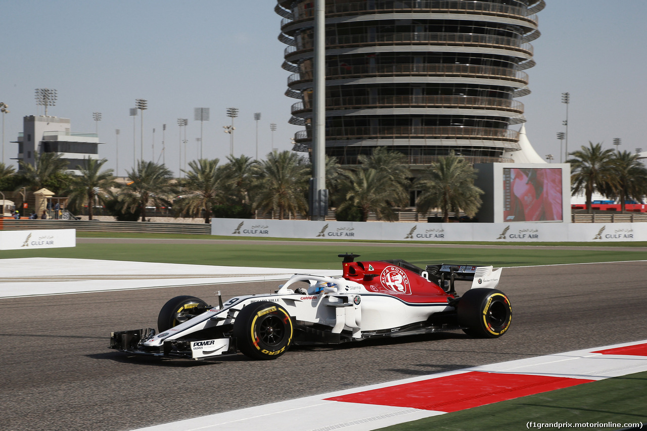 GP BAHRAIN, 07.04.2018 -  Prove Libere 3, Marcus Ericsson (SUE) Sauber C37