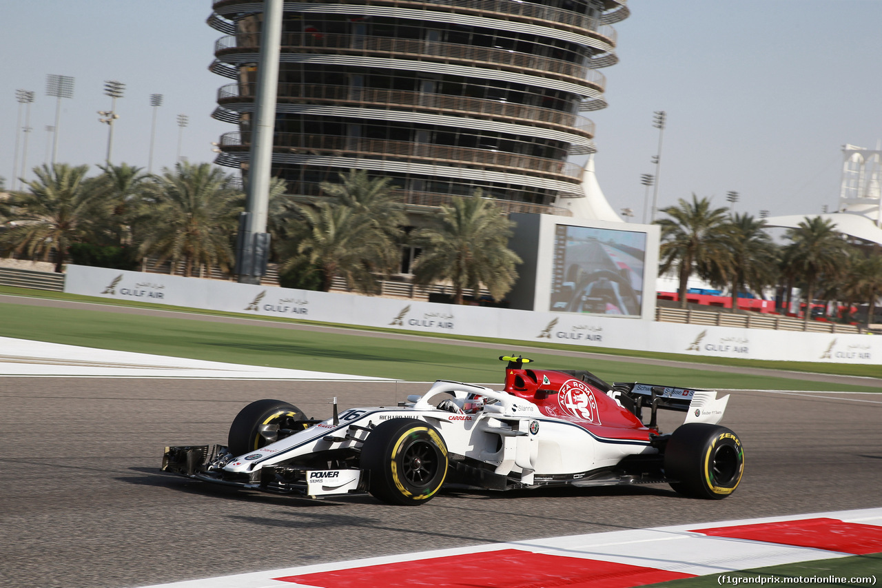 GP BAHRAIN, 07.04.2018 -  Prove Libere 3, Charles Leclerc (MON) Sauber C37