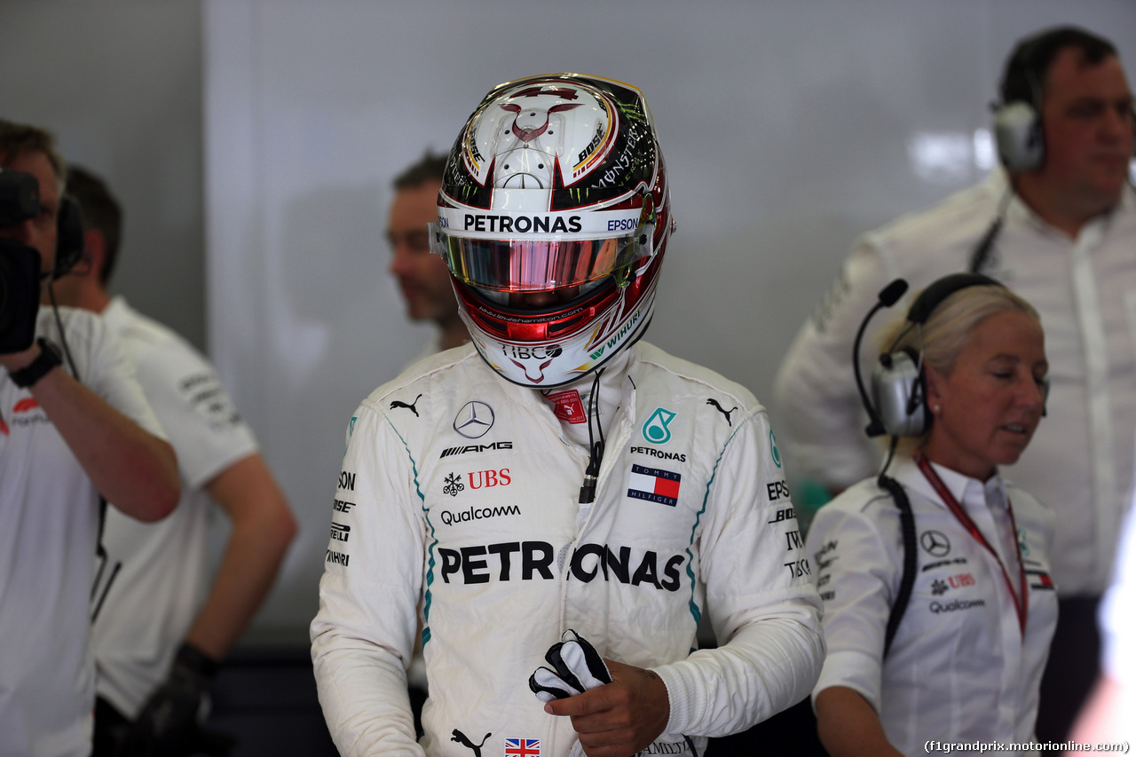 GP BAHRAIN, 07.04.2018 -  Prove Libere 3, Lewis Hamilton (GBR) Mercedes AMG F1 W09