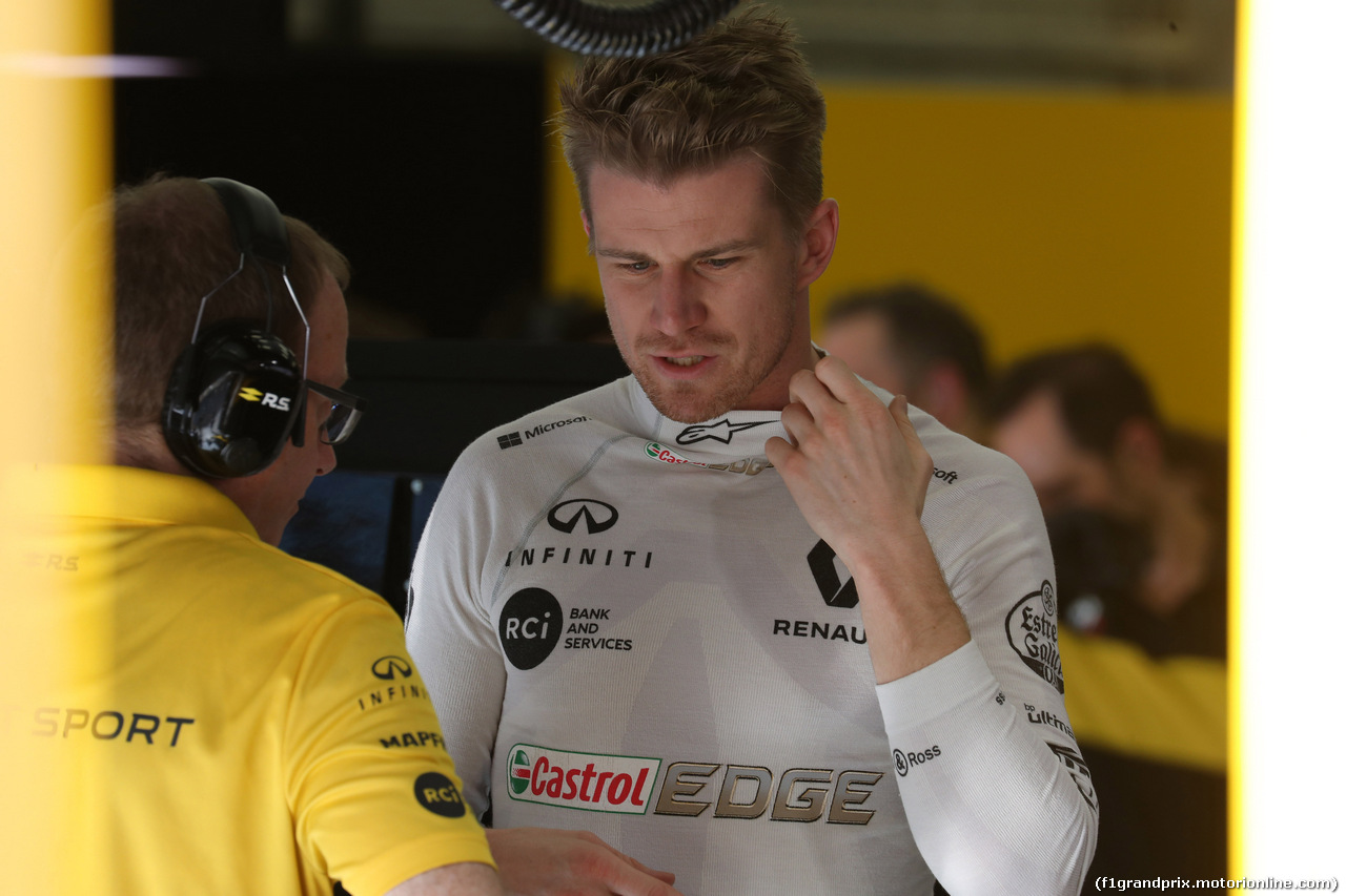 GP BAHRAIN, 07.04.2018 -  Prove Libere 3, Nico Hulkenberg (GER) Renault Sport F1 Team RS18