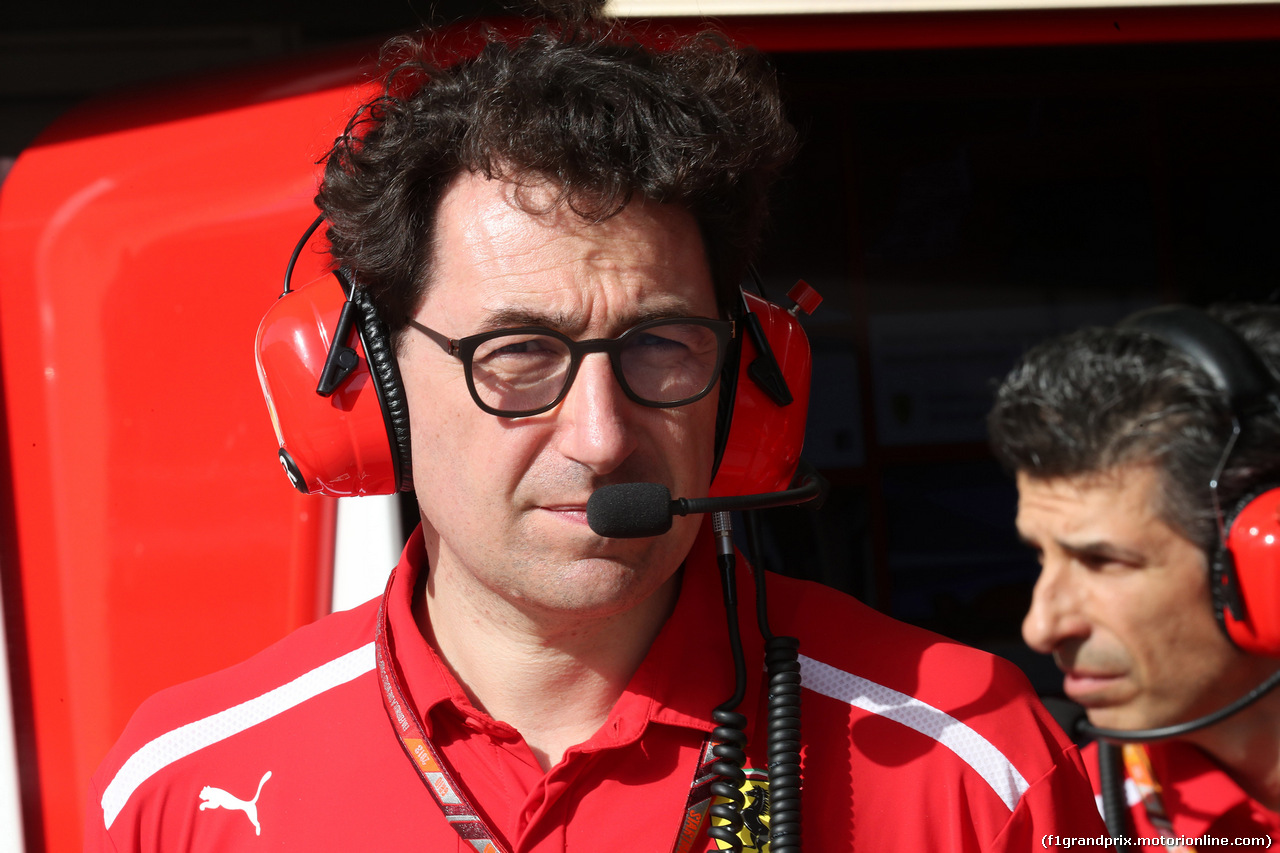 GP BAHRAIN, 07.04.2018 -  Prove Libere 3, Mattia Binotto (ITA) Chief Technical Officer, Ferrari