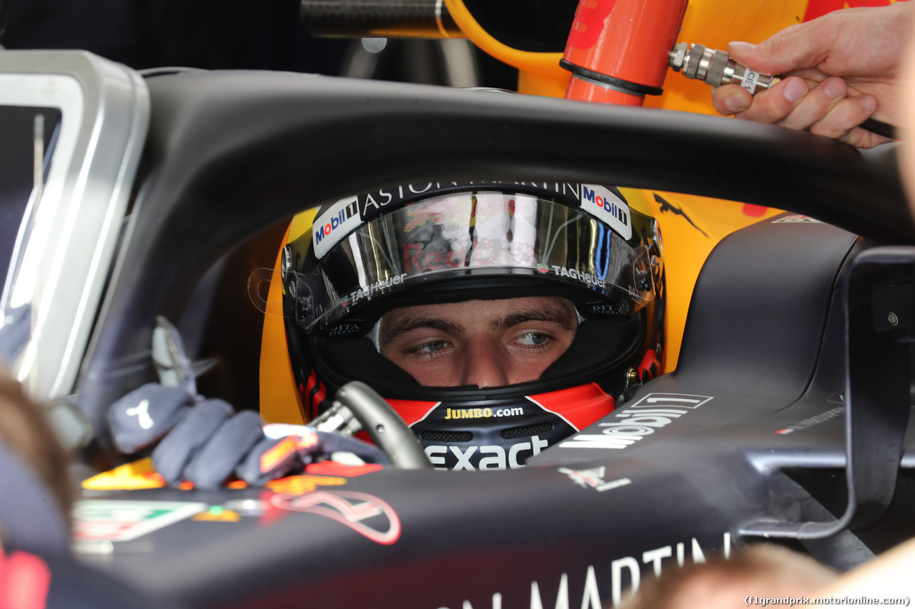 GP BAHRAIN, 07.04.2018 -  Prove Libere 3, Max Verstappen (NED) Red Bull Racing RB14