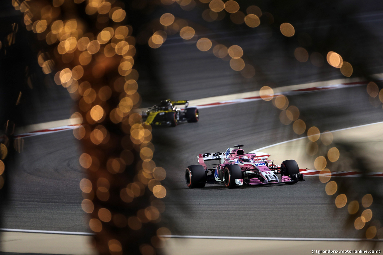 GP BAHRAIN, 07.04.2018 -  Qualifiche, Sergio Perez (MEX) Sahara Force India F1 VJM011