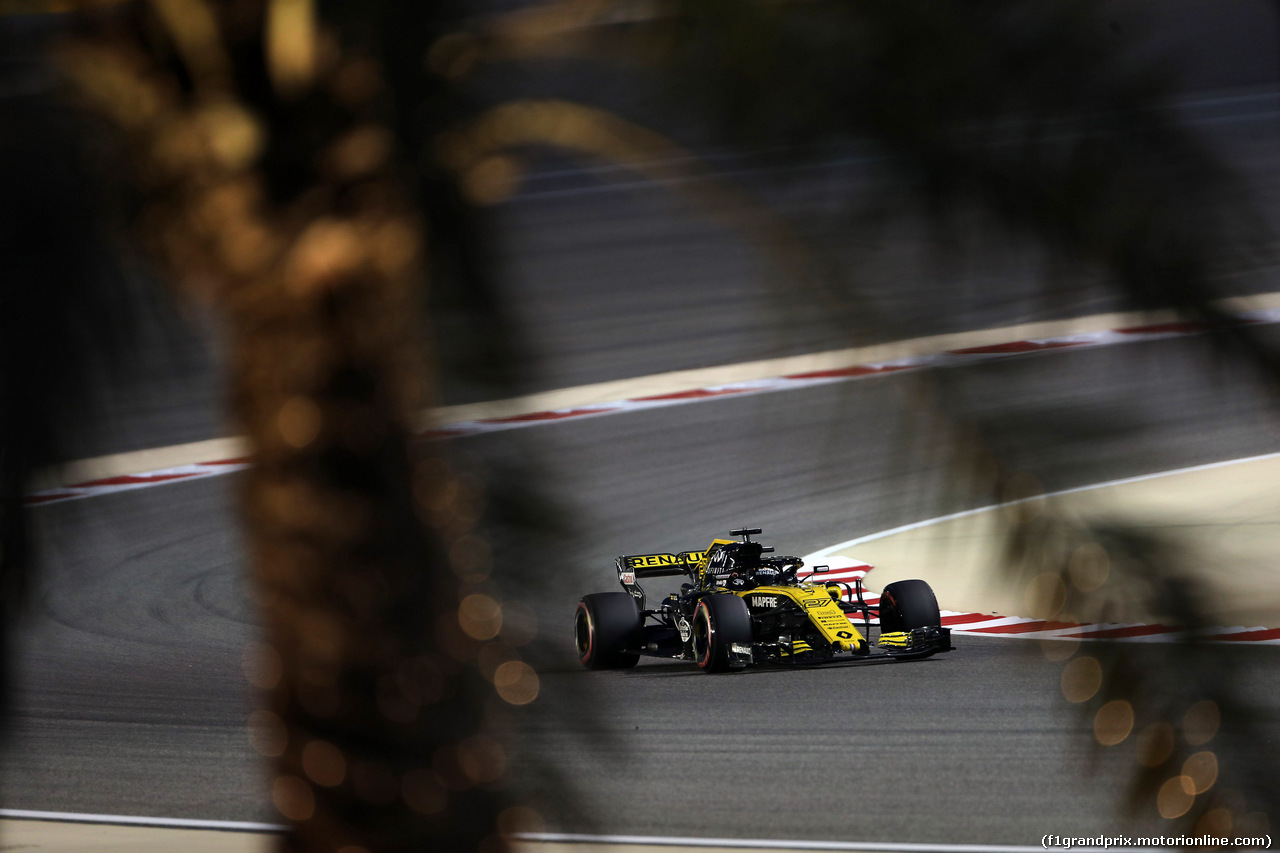 GP BAHRAIN, 07.04.2018 -  Qualifiche, Nico Hulkenberg (GER) Renault Sport F1 Team RS18