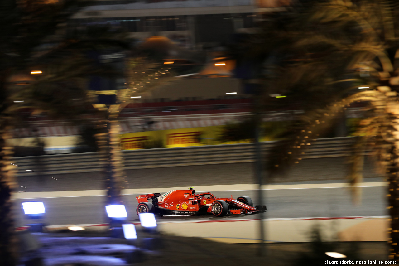 GP BAHRAIN, 07.04.2018 -  Qualifiche, Kimi Raikkonen (FIN) Ferrari SF71H