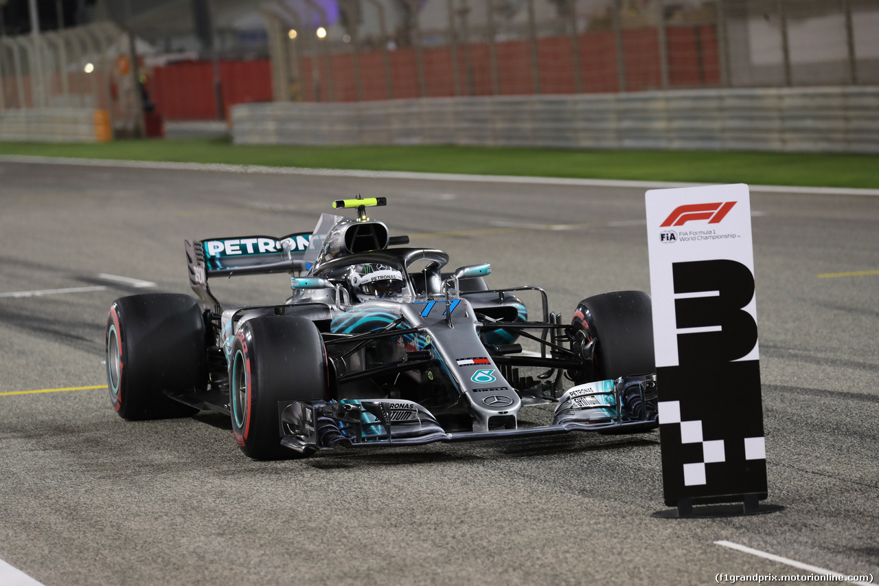 GP BAHRAIN, 07.04.2018 -  Qualifiche, 3rd place Valtteri Bottas (FIN) Mercedes AMG F1 W09