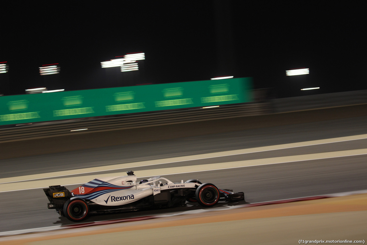 GP BAHRAIN, 07.04.2018 -  Qualifiche, Lance Stroll (CDN) Williams FW41