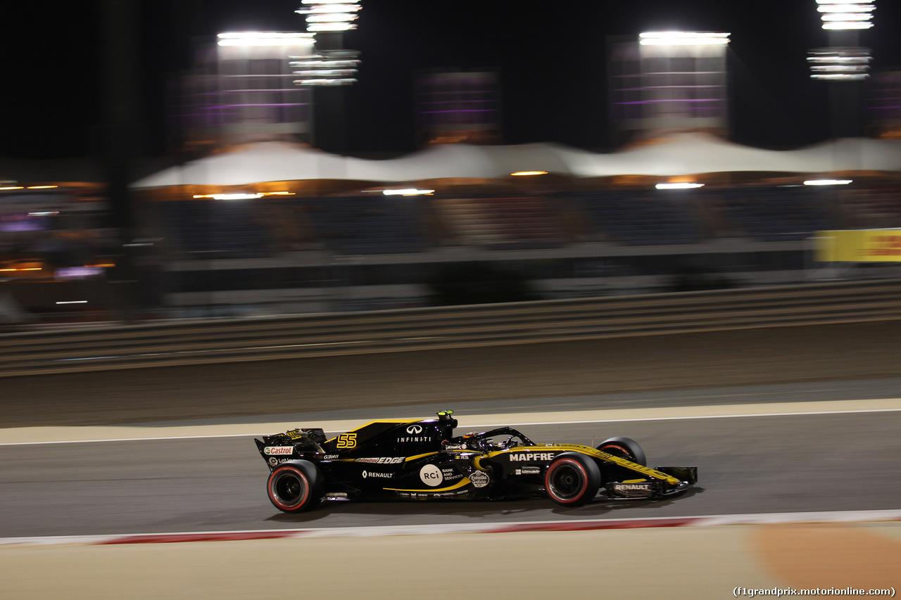 GP BAHRAIN, 07.04.2018 -  Qualifiche, Carlos Sainz Jr (ESP) Renault Sport F1 Team RS18