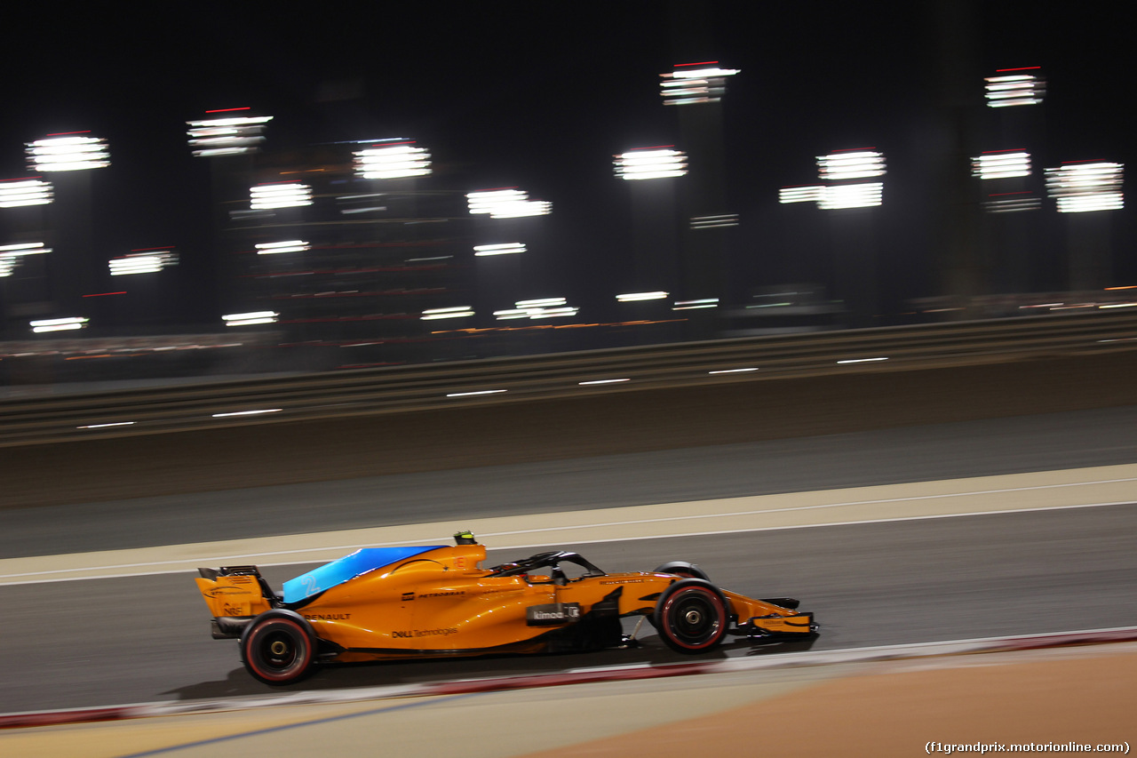 GP BAHRAIN, 07.04.2018 -  Qualifiche, Stoffel Vandoorne (BEL) McLaren MCL33