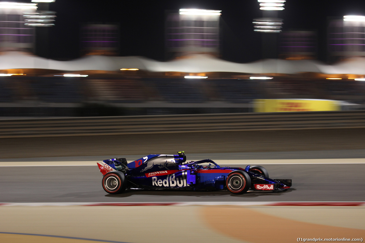 GP BAHRAIN, 07.04.2018 -  Qualifiche, Pierre Gasly (FRA) Scuderia Toro Rosso STR13