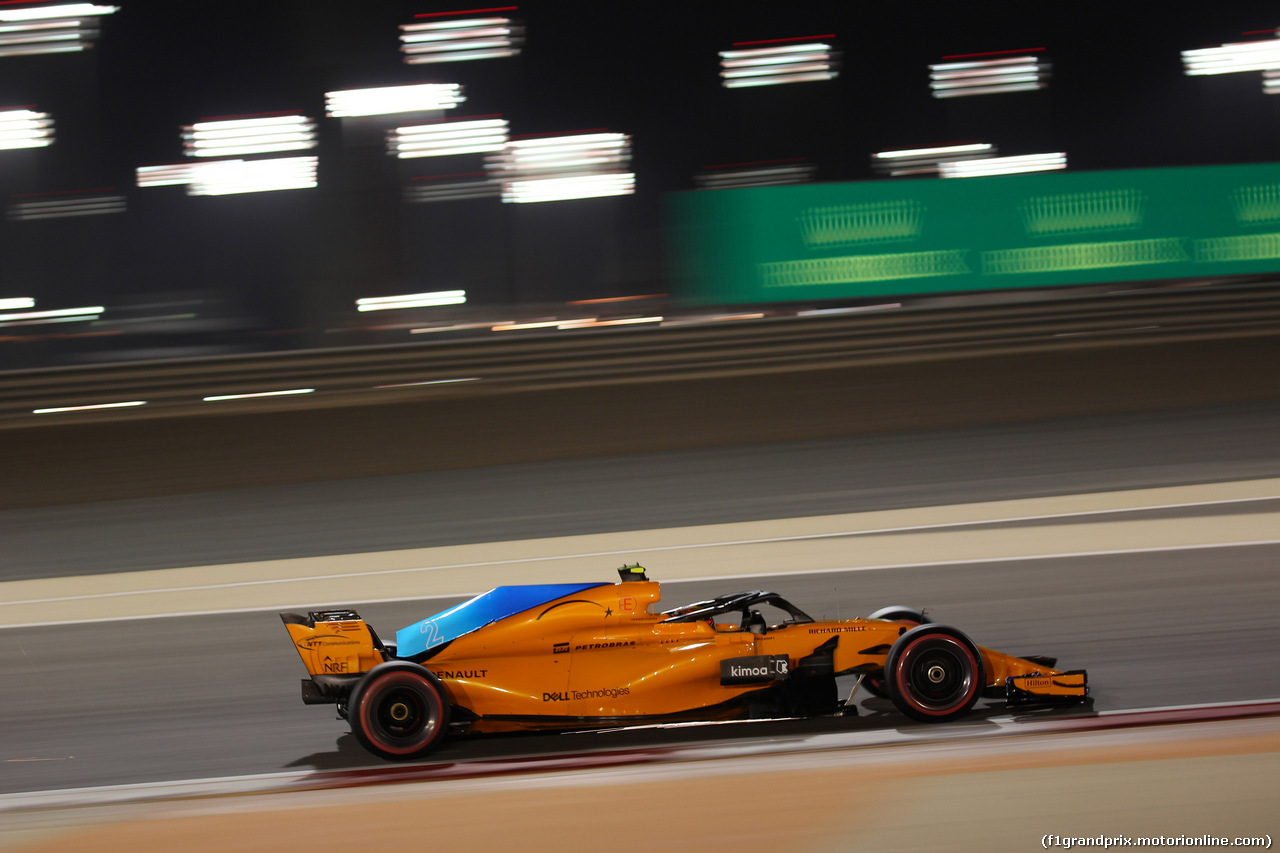 GP BAHRAIN, 07.04.2018 -  Qualifiche, Stoffel Vandoorne (BEL) McLaren MCL33