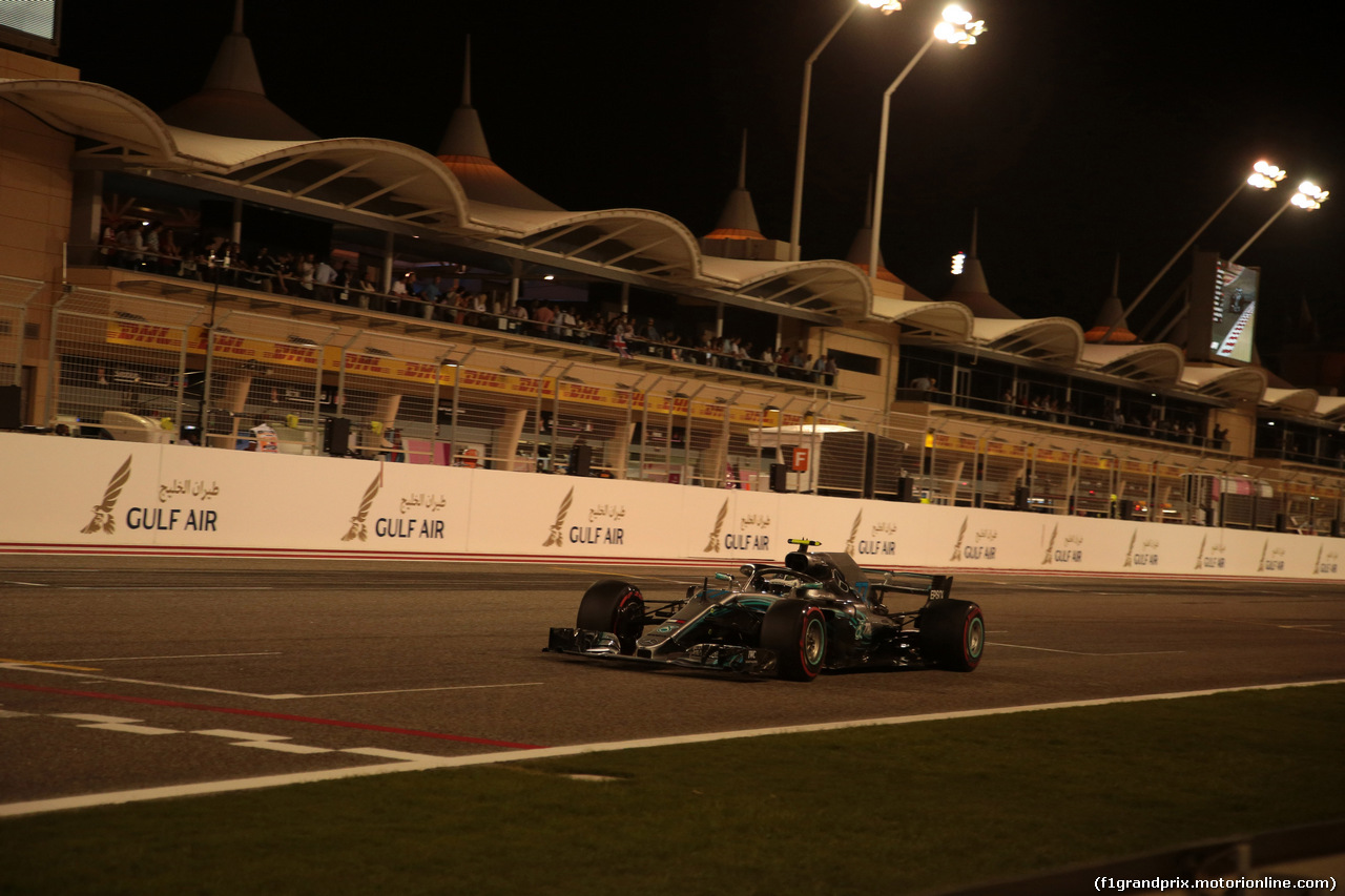 GP BAHRAIN, 07.04.2018 -  Qualifiche, Valtteri Bottas (FIN) Mercedes AMG F1 W09