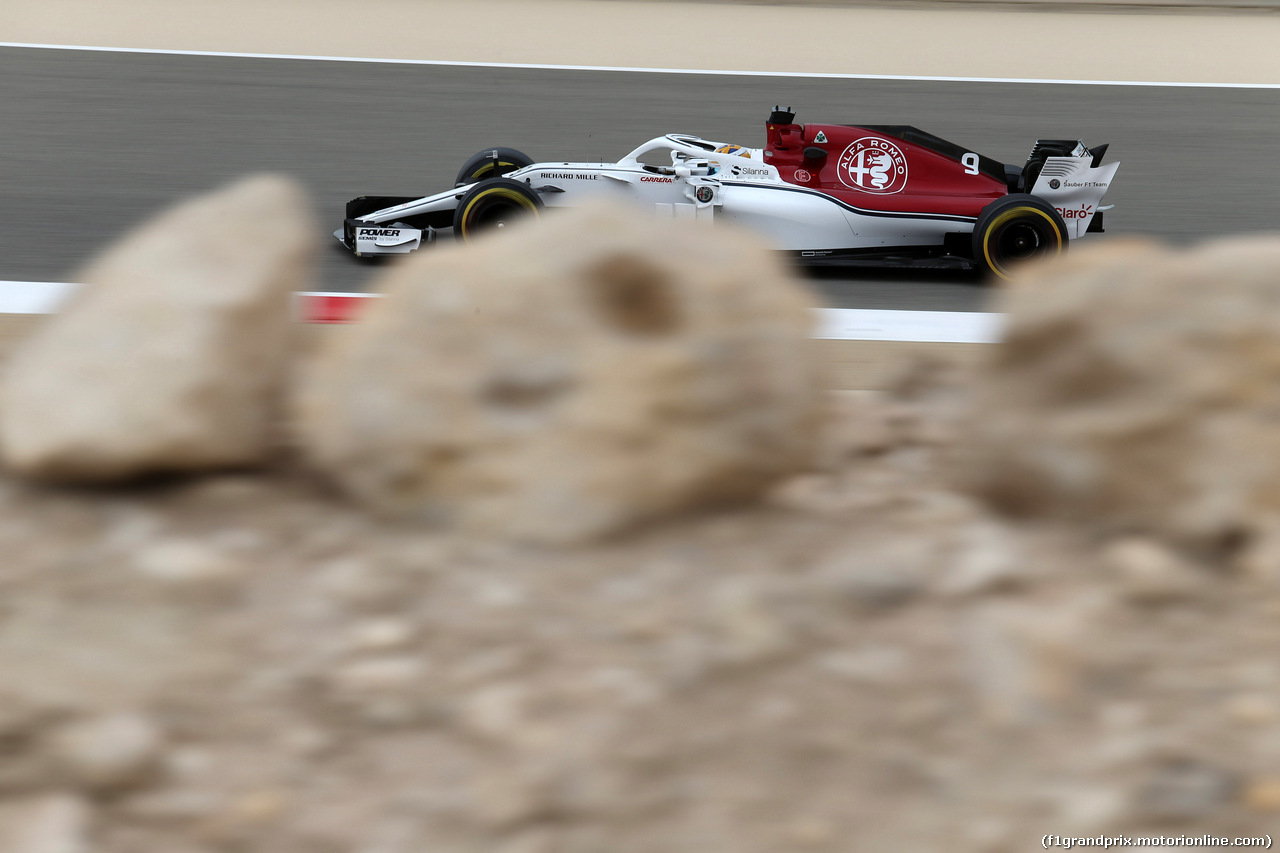 GP BAHRAIN, 06.04.2018 - Prove Libere 1, Marcus Ericsson (SUE) Sauber C37