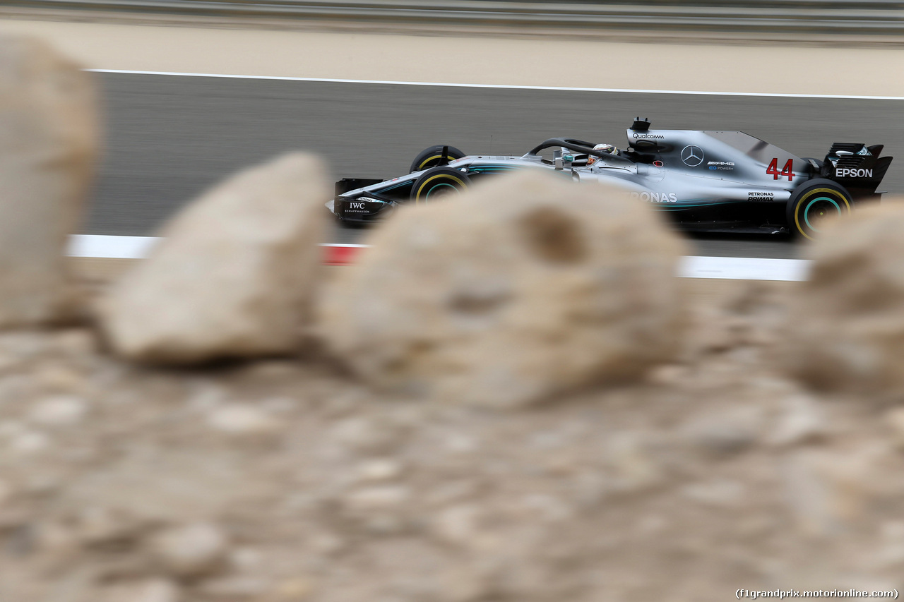 GP BAHRAIN, 06.04.2018 - Prove Libere 1, Lewis Hamilton (GBR) Mercedes AMG F1 W09