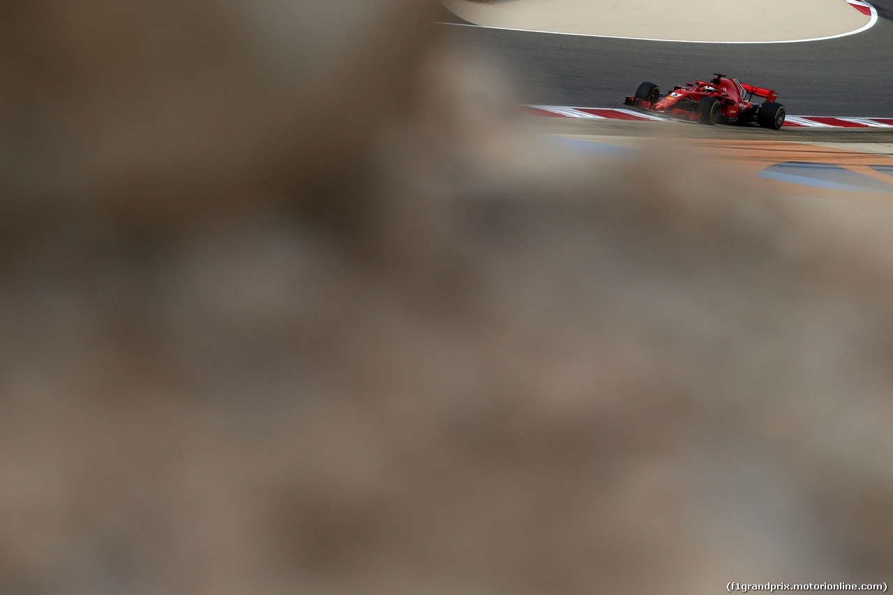GP BAHRAIN, 06.04.2018 - Prove Libere 1, Sebastian Vettel (GER) Ferrari SF71H