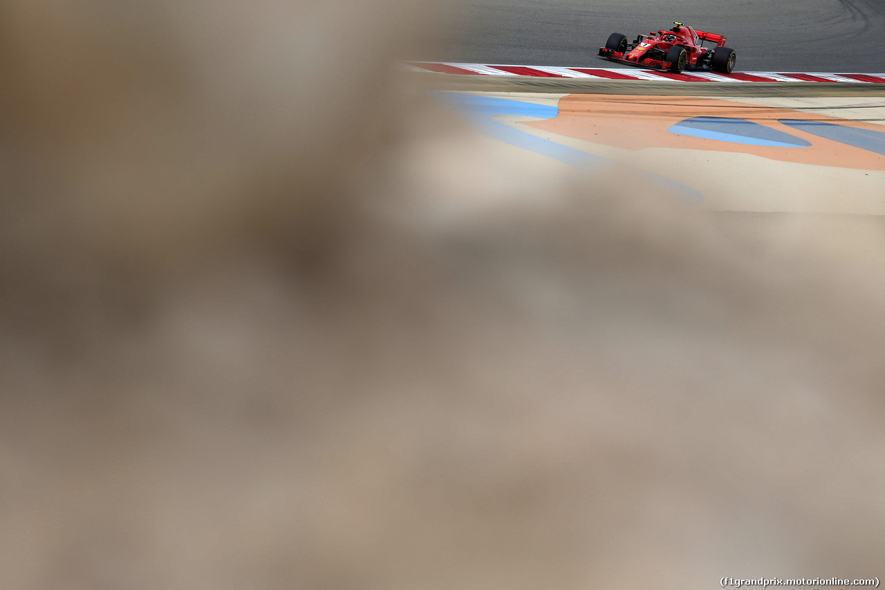 GP BAHRAIN, 06.04.2018 - Prove Libere 1, Kimi Raikkonen (FIN) Ferrari SF71H