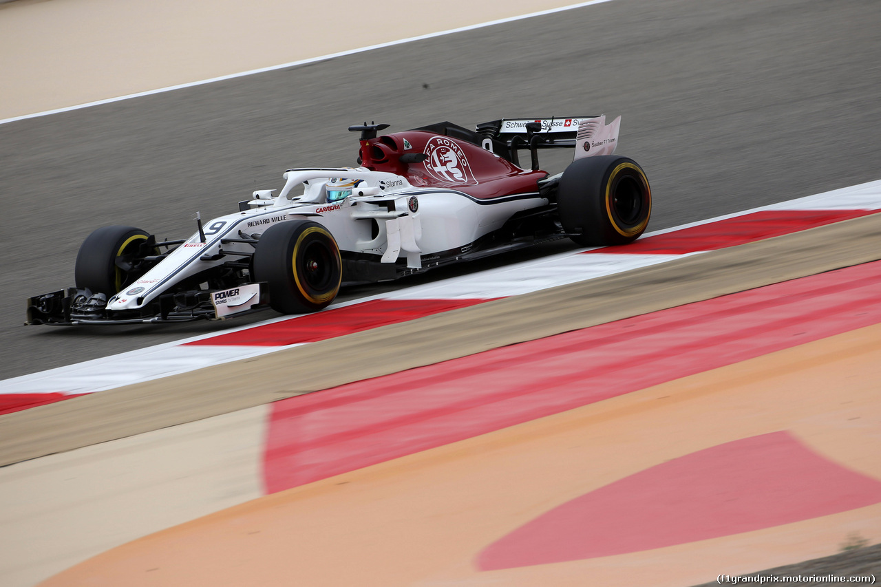 GP BAHRAIN, 06.04.2018 - Prove Libere 1, Marcus Ericsson (SUE) Sauber C37