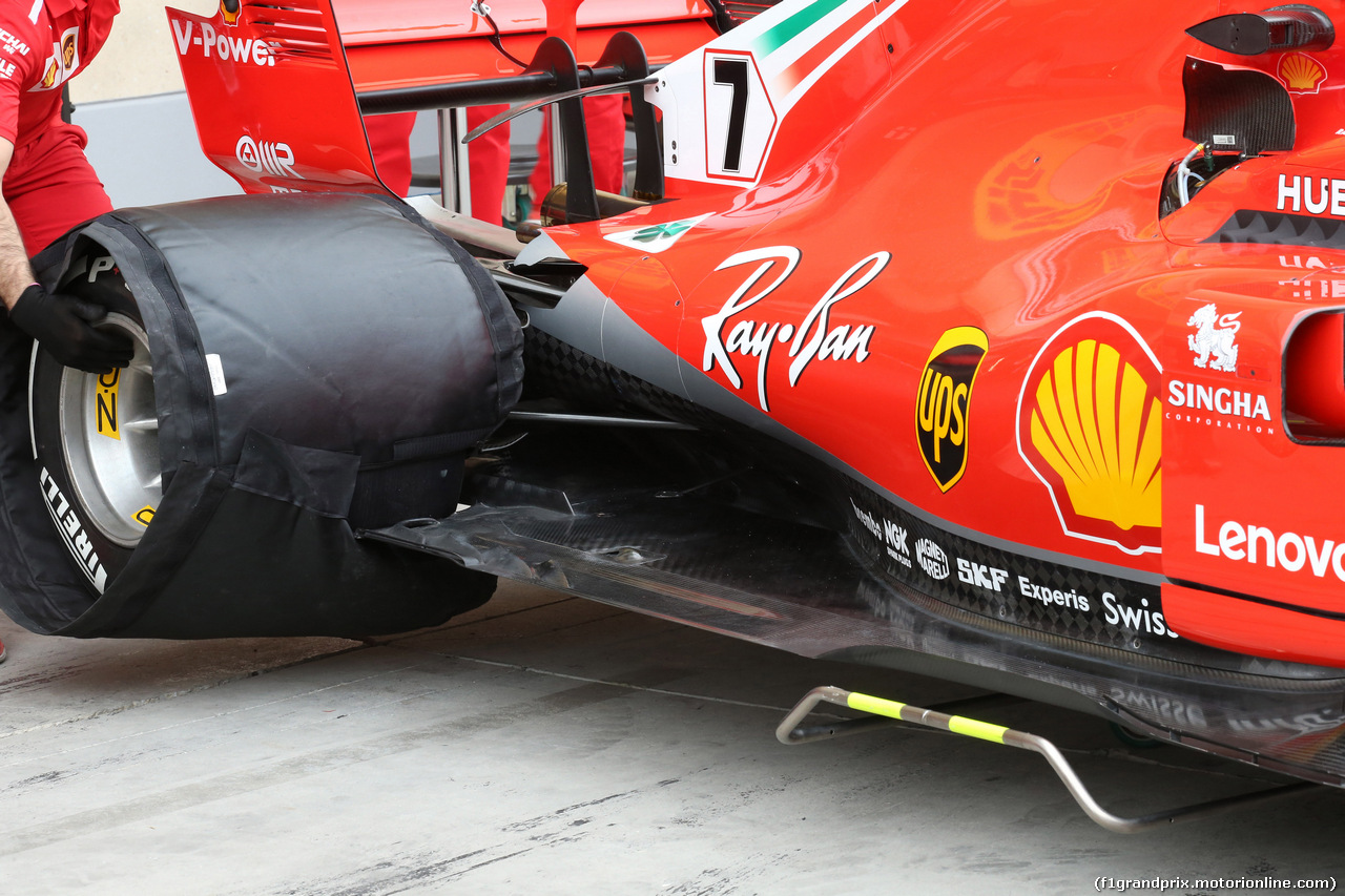 GP BAHRAIN, 06.04.2018 - Prove Libere 1, Ferrari SF71H, detail