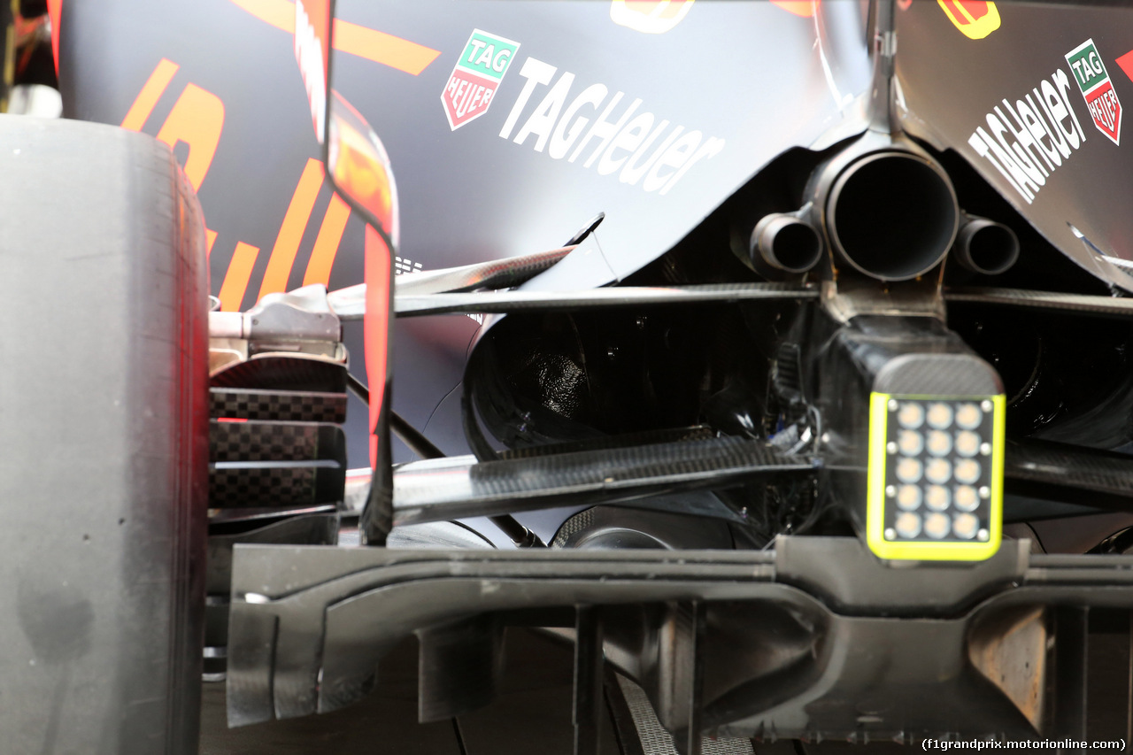GP BAHRAIN, 06.04.2018 - Prove Libere 1, Red Bull Racing RB14, detail