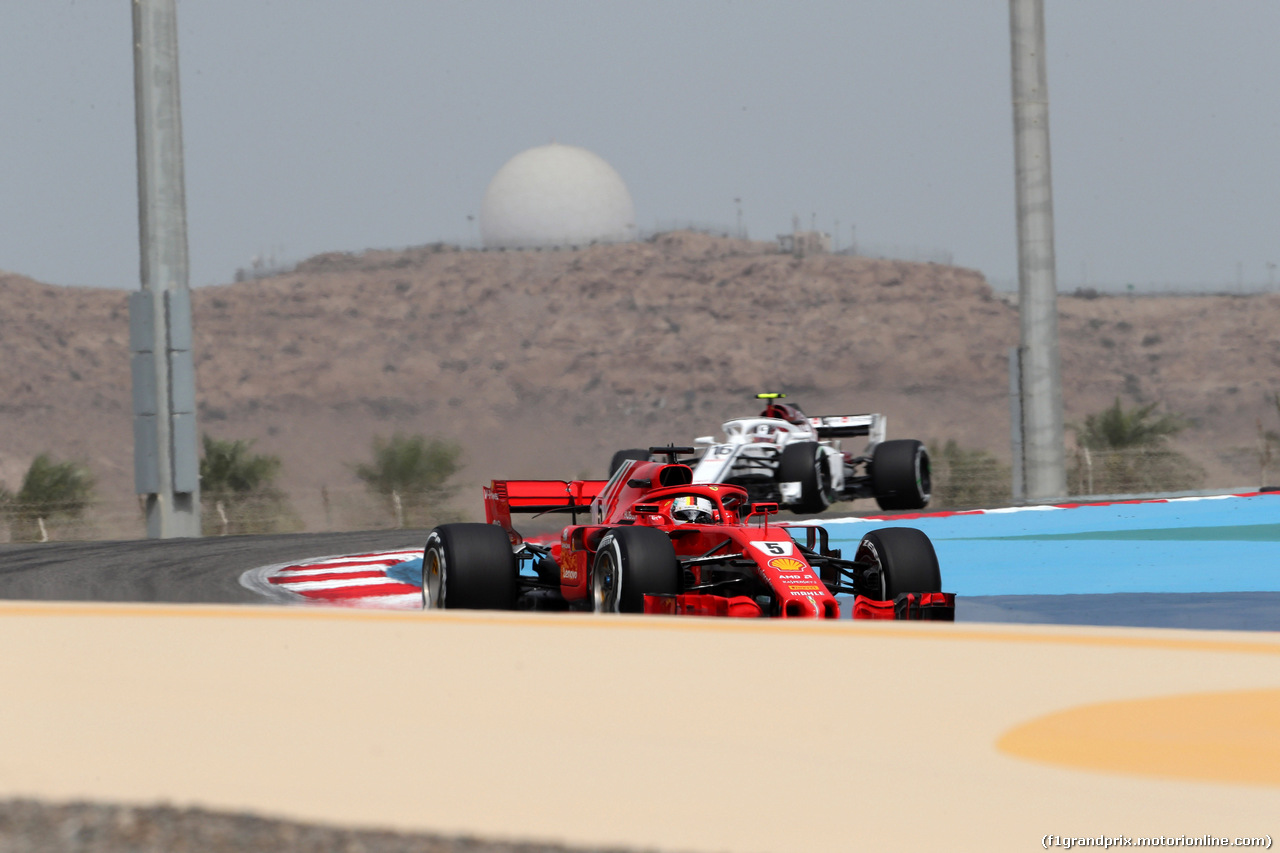GP BAHRAIN, 06.04.2018 - Prove Libere 1, Sebastian Vettel (GER) Ferrari SF71H