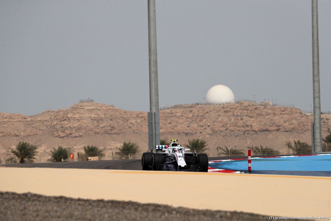 GP BAHRAIN, 06.04.2018 - Prove Libere 1, Sergey Sirotkin (RUS) Williams FW41
