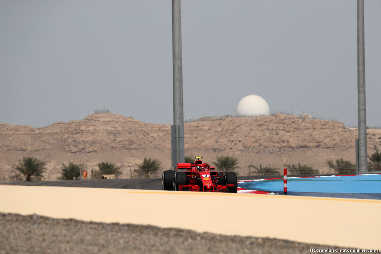GP BAHRAIN, 06.04.2018 - Prove Libere 1, Kimi Raikkonen (FIN) Ferrari SF71H