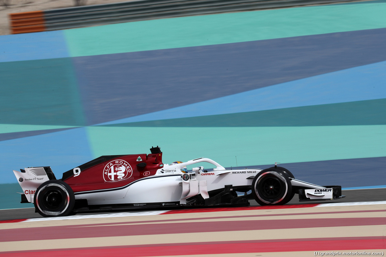 GP BAHRAIN, 06.04.2018 - Prove Libere 1, Marcus Ericsson (SUE) Sauber C37