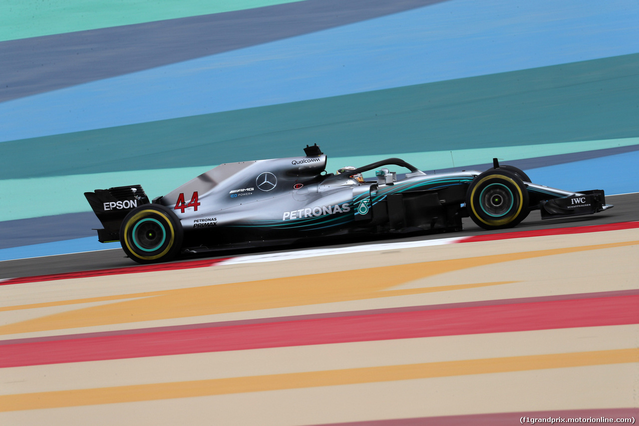GP BAHRAIN, 06.04.2018 - Prove Libere 1, Lewis Hamilton (GBR) Mercedes AMG F1 W09