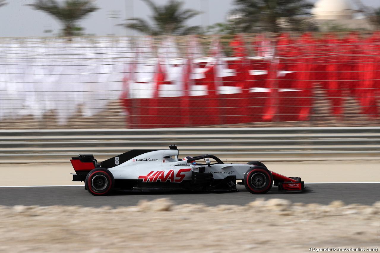 GP BAHRAIN, 06.04.2018 - Prove Libere 1, Romain Grosjean (FRA) Haas F1 Team VF-18