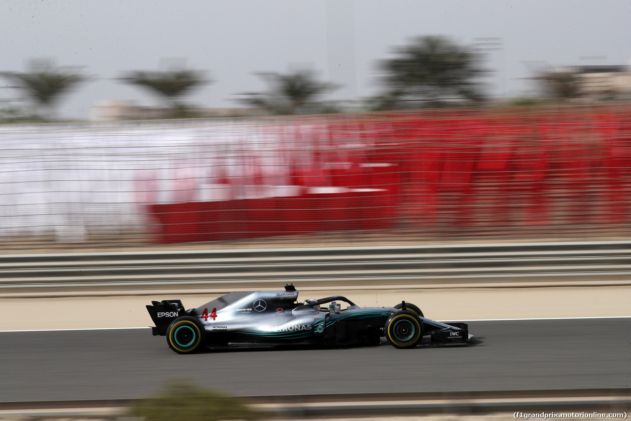 GP BAHRAIN, 06.04.2018 - Prove Libere 1, Lewis Hamilton (GBR) Mercedes AMG F1 W09