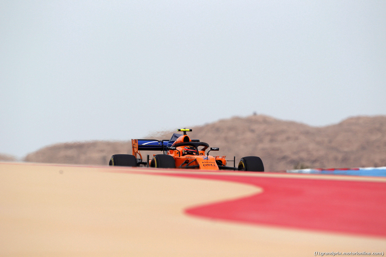 GP BAHRAIN, 06.04.2018 - Prove Libere 1, Stoffel Vandoorne (BEL) McLaren MCL33
