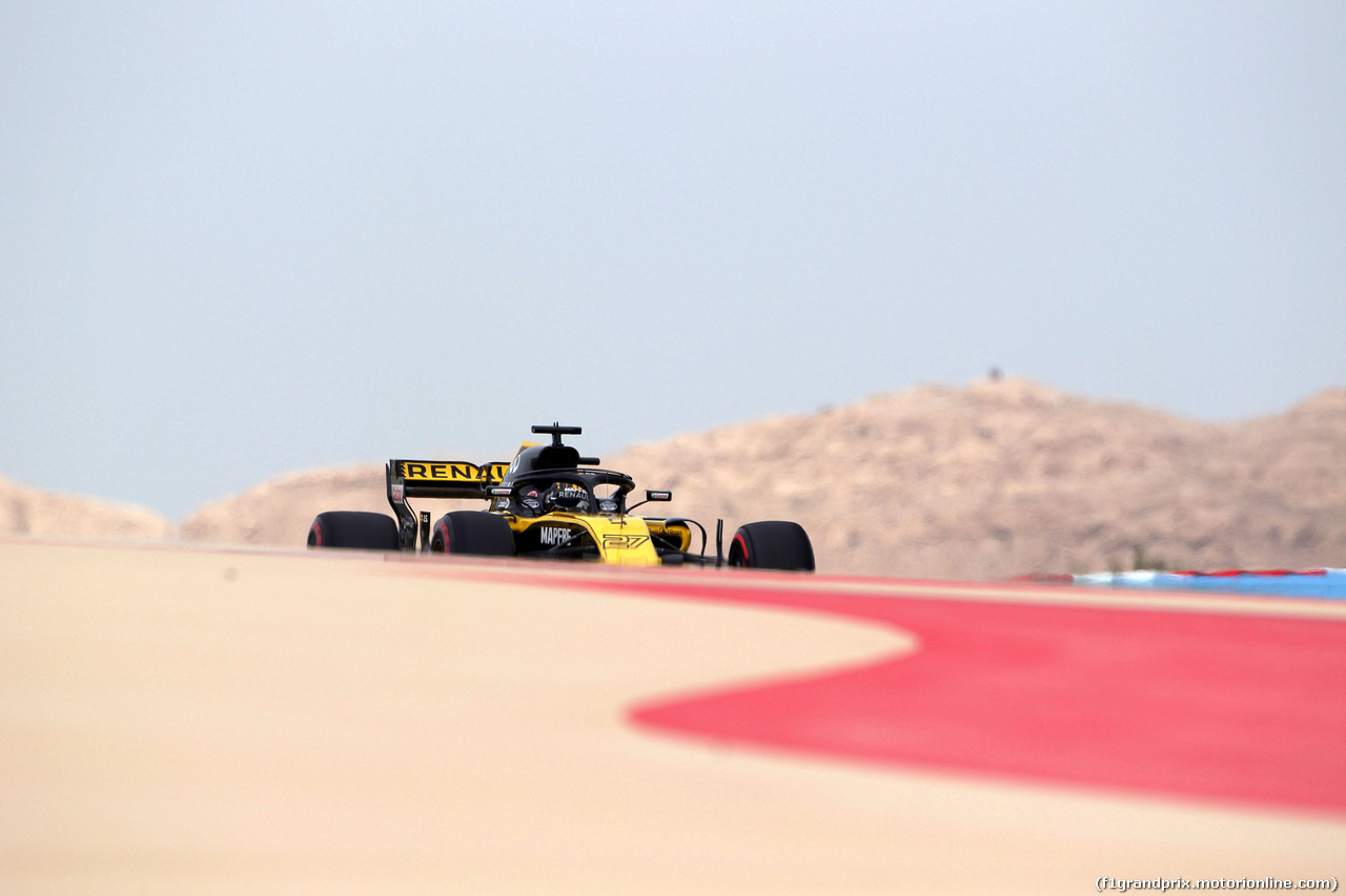 GP BAHRAIN, 06.04.2018 - Prove Libere 1, Nico Hulkenberg (GER) Renault Sport F1 Team RS18