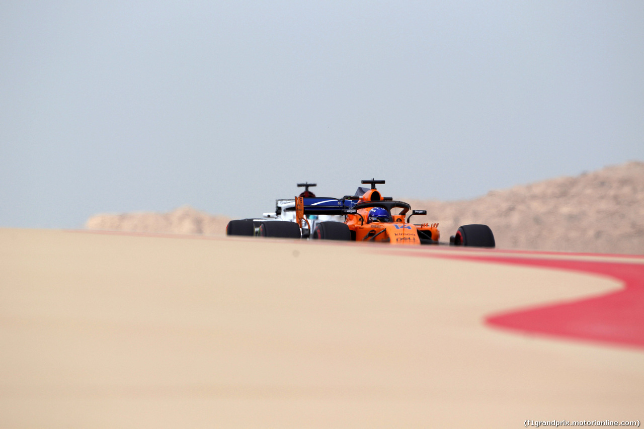 GP BAHRAIN, 06.04.2018 - Prove Libere 1, Fernando Alonso (ESP) McLaren MCL33