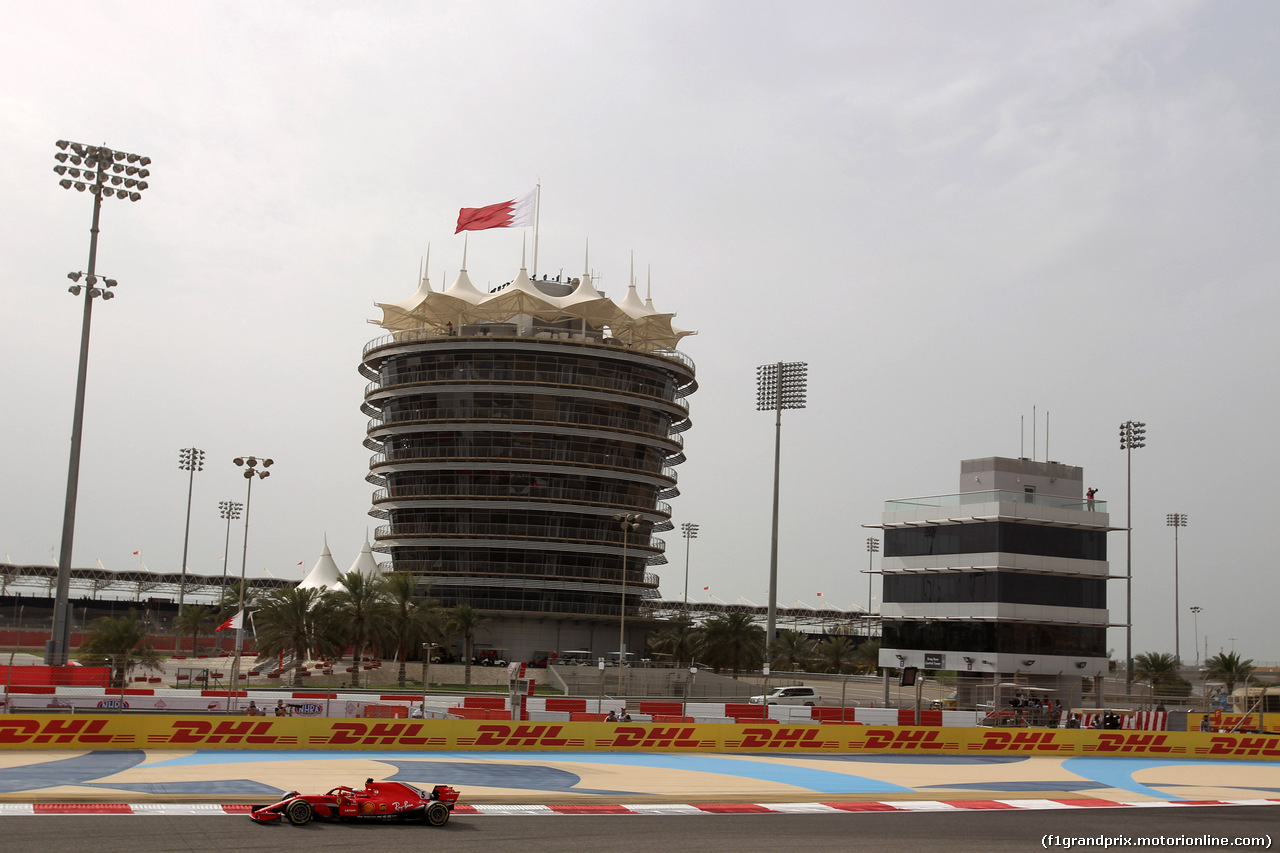 GP BAHRAIN, 06.04.2018 - Prove Libere 1, Sebastian Vettel (GER) Ferrari SF71H