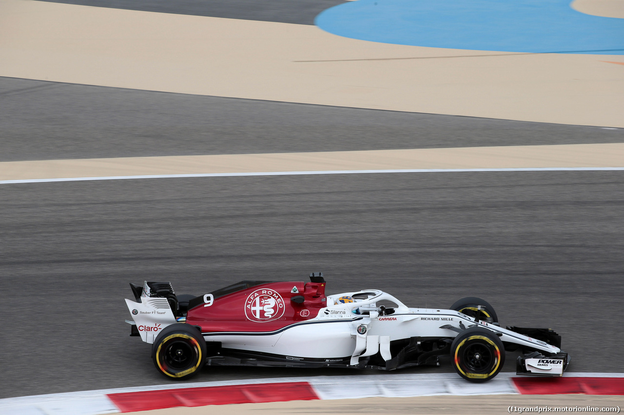 GP BAHRAIN, 06.04.2018 - Prove Libere 1, Marcus Ericsson (SUE) Sauber C37