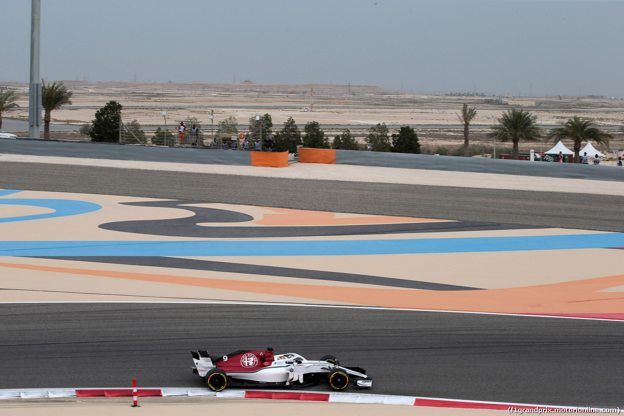 GP BAHRAIN, 06.04.2018 - Prove Libere 1, Marcus Ericsson (SUE) Sauber C37