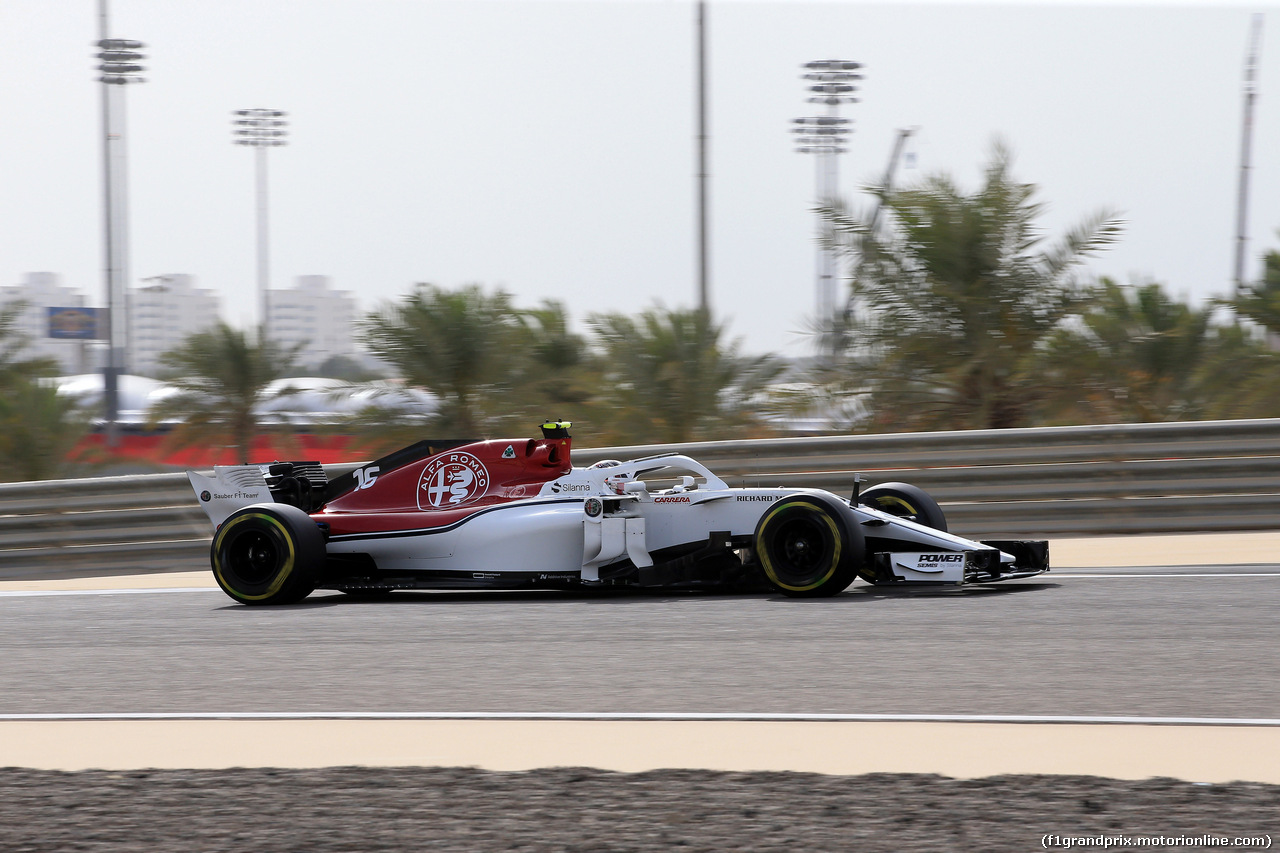 GP BAHRAIN, 06.04.2018 - Prove Libere 1, Charles Leclerc (MON) Sauber C37