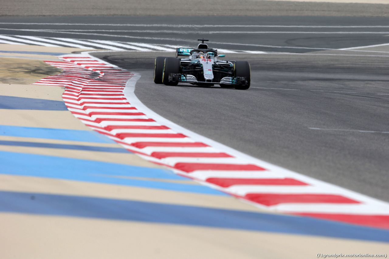 GP BAHRAIN, 06.04.2018 - Prove Libere 1, Lewis Hamilton (GBR) Mercedes AMG F1 W09