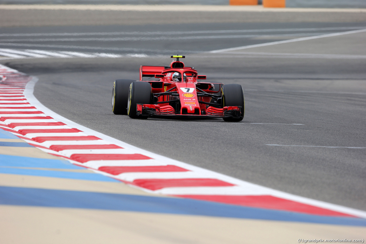 GP BAHRAIN, 06.04.2018 - Prove Libere 1, Kimi Raikkonen (FIN) Ferrari SF71H