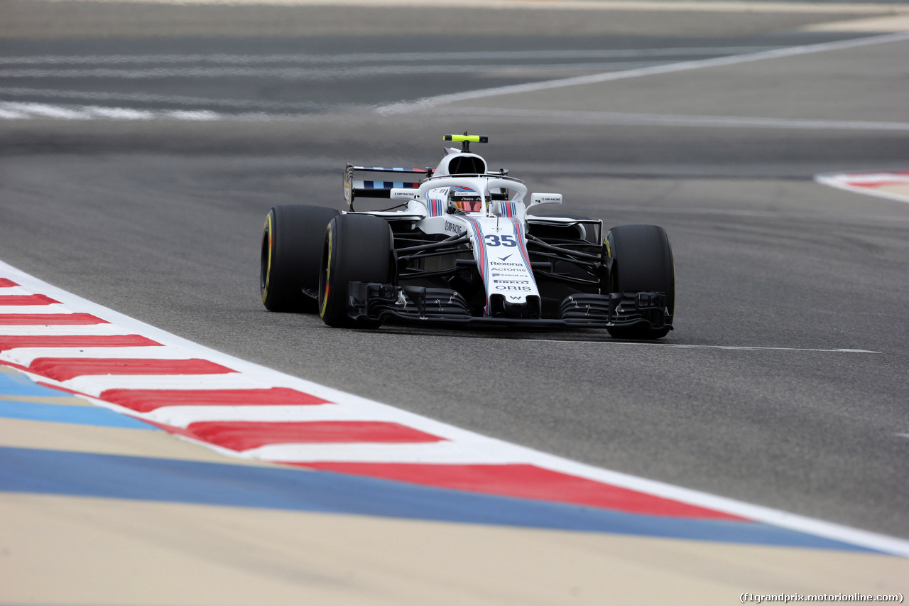 GP BAHRAIN, 06.04.2018 - Prove Libere 1, Sergey Sirotkin (RUS) Williams FW41